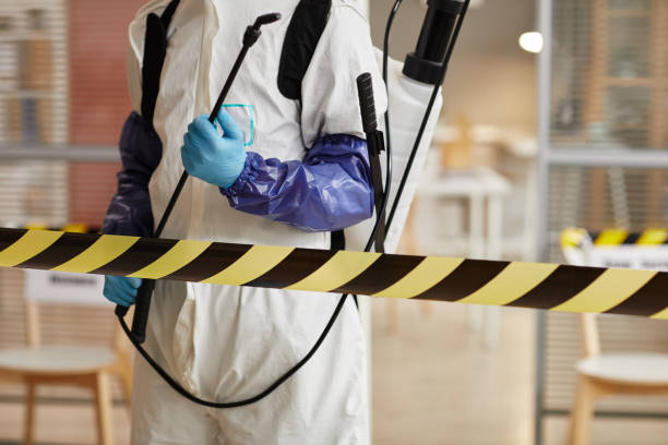 Professional Sewage Cleanup technician working in Humboldt, NE